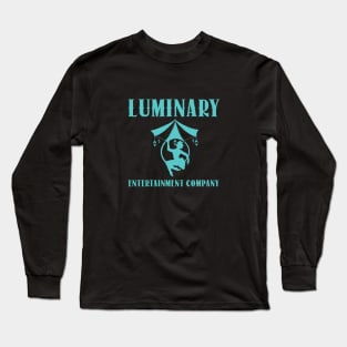 luminary entertainment company logo light teal Long Sleeve T-Shirt